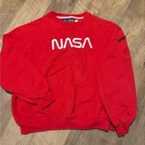 Vintage NASA Red Crewneck Sweatshirt